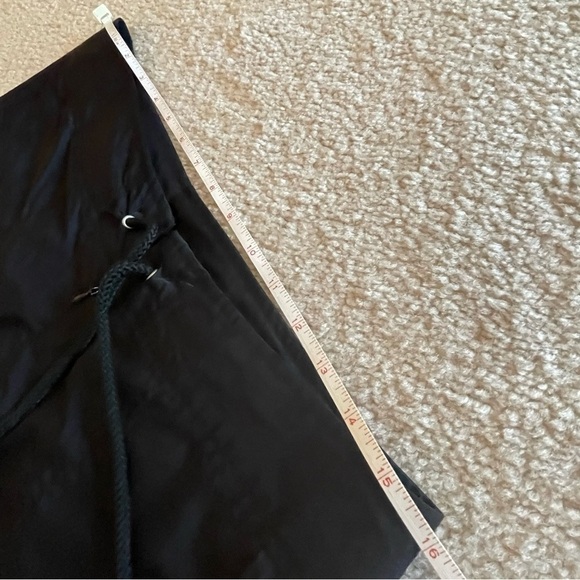 Chicos Womens Black nylon track pants Size 1.5 M / 10 Black Non-Stretch Pockets - Picture 7 of 12